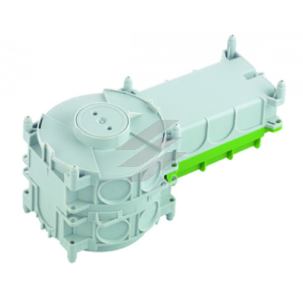 IBTronic H120TT-68-O, (150x306x151мм), підрозетник для монтажу в стелю та стіну, товщиною від 180мм, з додатковим простотом, випускний отвір - Ø 68 мм Spelsberg